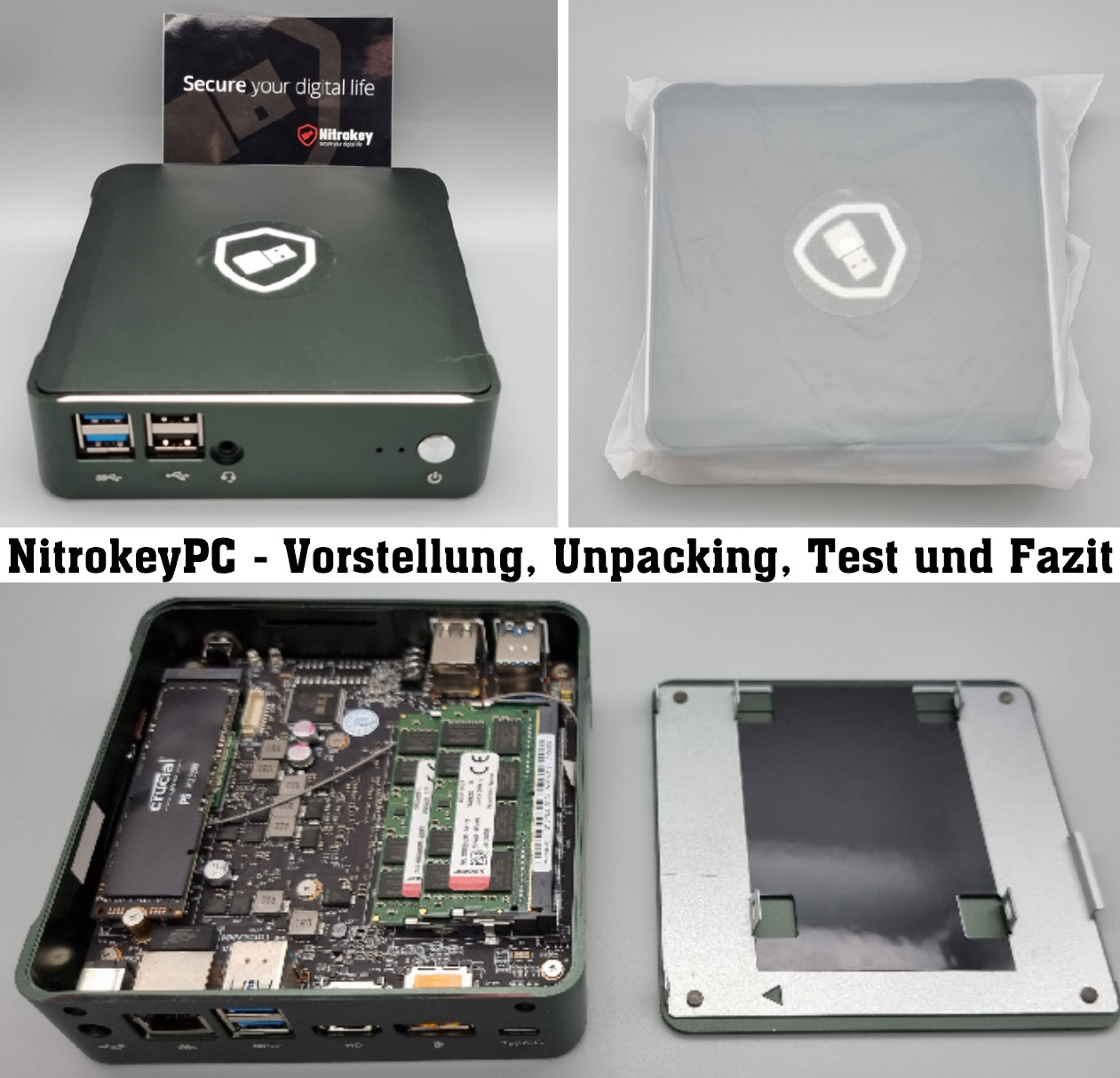 NitroPC von Nitrokey – Vorstellung, Unpacking, Test und mein Fazit