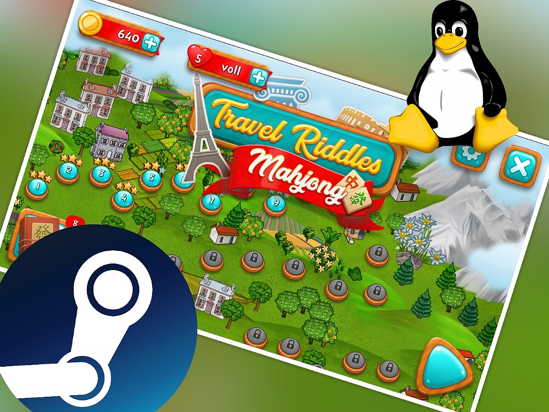 Windows-Spiele auf dem Linux-PC spielen mit Steam und Proton