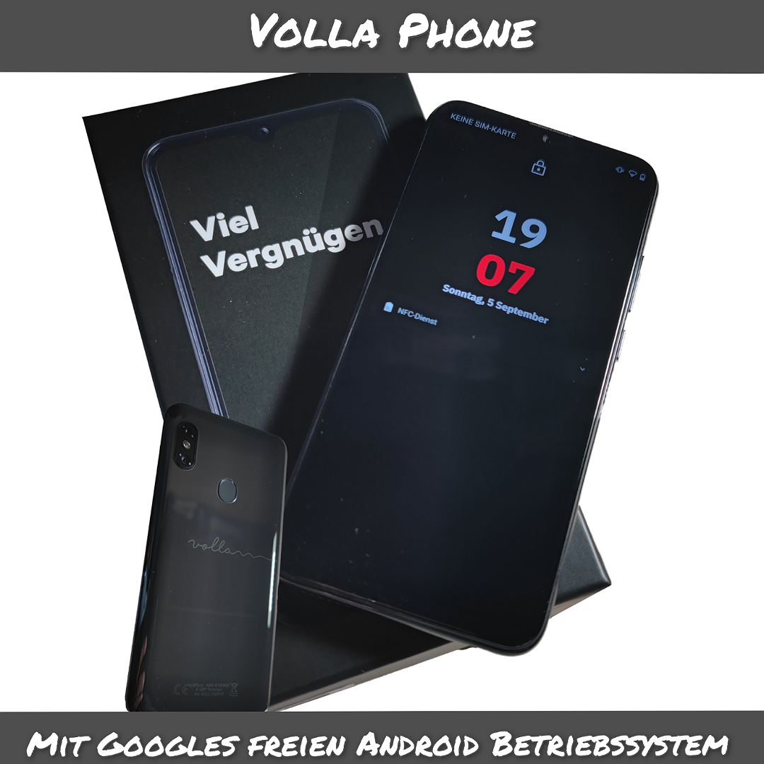 Volla Phone – mit Googles freiem Android Betriebssystem
